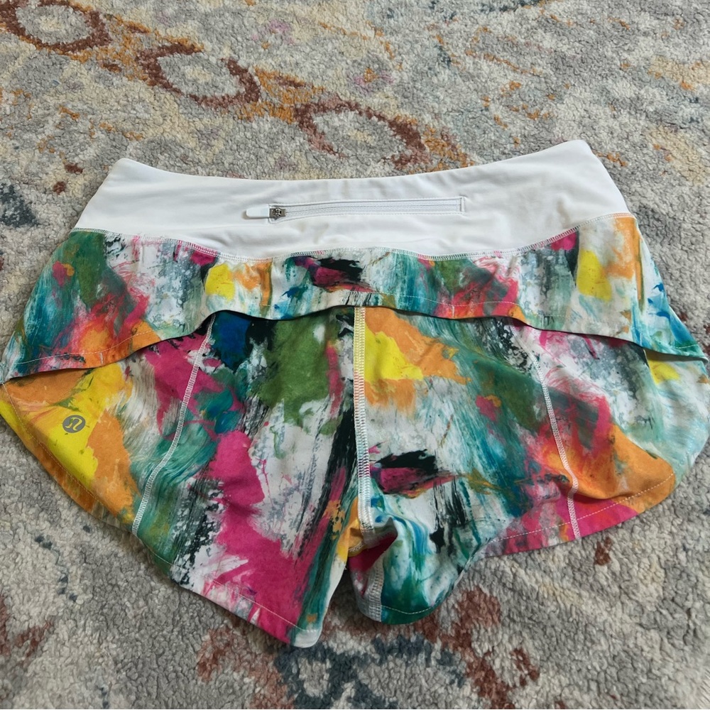 Multi color Lululemon shorts